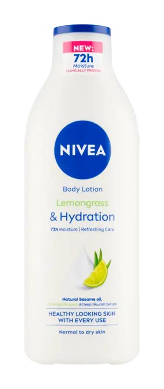 NIVEA Tělové mléko Lemongrass & Hydration, 400 ml