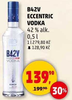 B42V ECCENTRIC VODKA 42% alk., 0,5 l