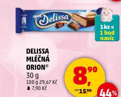 DELISSA MLÉČNÁ ORION, 30 g 