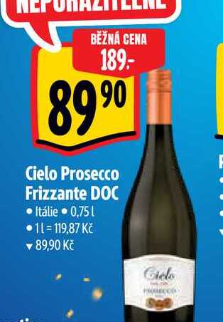  Cielo Prosecco Frizzante DOC 0,75 l