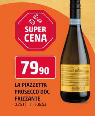 La plazzetta prosecco doc frizzante 0,75l