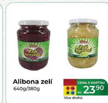 Alibona zelí 640g/380g 