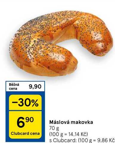 Máslová makovka, 70 g