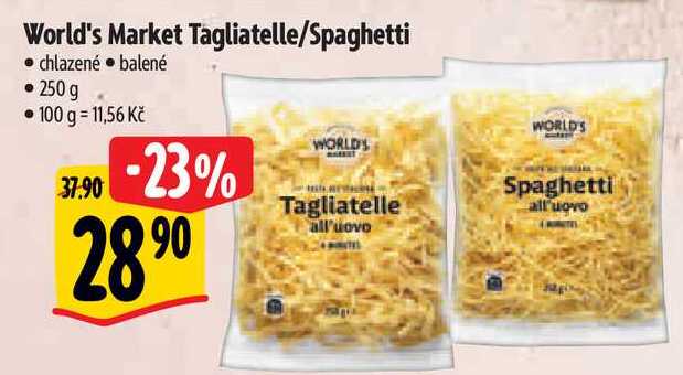 World's Market Tagliatelle/Spaghetti 250 g