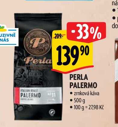  PERLA PALERMO  zrnková káva  500 g 