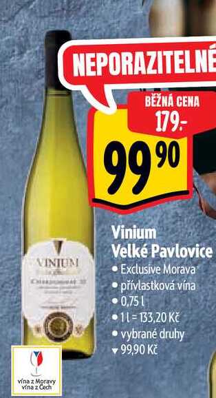 Vinium Velké Pavlovice 0,75 l