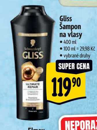   Gliss Šampon na vlasy  400 ml  