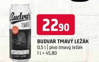 Budweiser Budvar Tmavý ležák pivo 0,5l