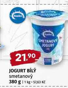 Jogurt bílý smetanový 380 g 