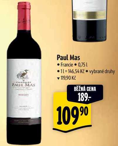 Paul Mas, 0,75 l