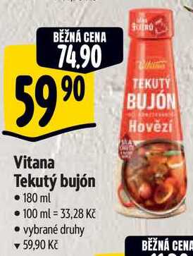 Vitana Tekutý bujón, 180 ml