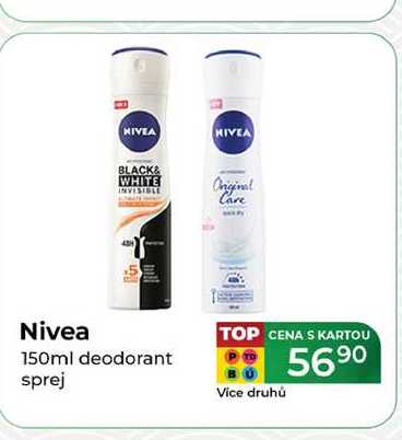 Nivea 150ml deodorant sprej 