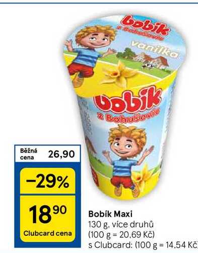 Bobík Maxi 130 g, více druhů 