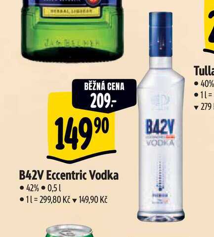   B42V Eccentric Vodka 42% 0,5  l