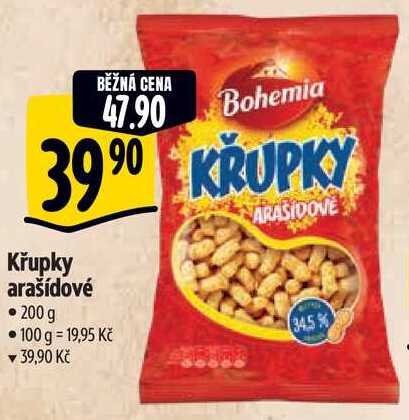 Křupky arašídové, 200 g 