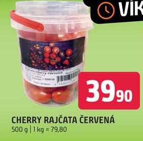 Rajčata cherry červená 500 g