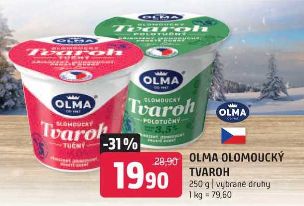 Olma Olmáček Tvaroh 250g vybrané druhy