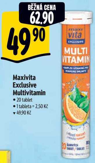 Maxivita Exclusive Multivitamin, 20 tablet 