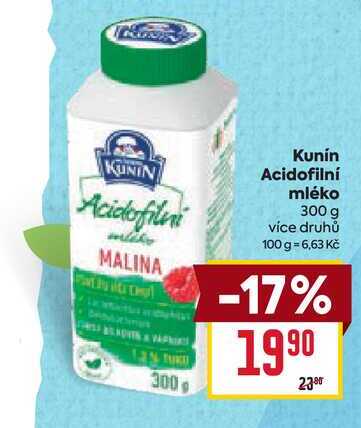 Kunín Acidofilní mléko 300 g