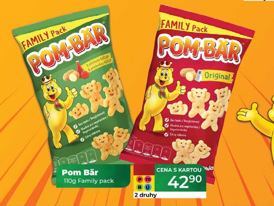 Pom Bär 110g Family pack 