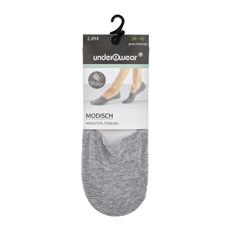 under2wear Ťapky vel. 39/42 šedá-melange, 1 ks