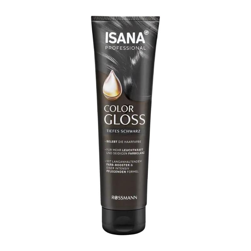 ISANA Professional Maska na vlasy Color Gloss Deep Black, 150 ml