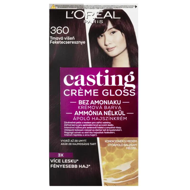 L'Oréal Barva na vlasy Casting Creme Gloss 360 tmavá višeň, 1 ks