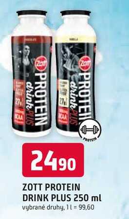 ZOTT PROTEIN PROTEIN DRINK PLUS 250 ml 