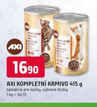 AXI KOMPLETNÍ KRMIVO 415 g 