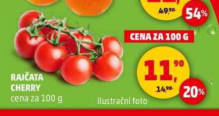 RAJČATA CHERRY kulatá, 100 g