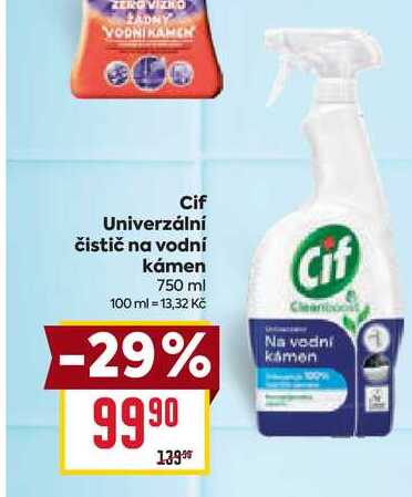 Cif Univerzální čistič na vodní kámen 750 ml 