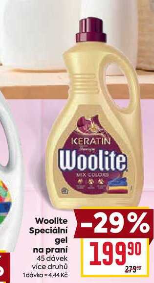 Woolite Speciální gel na praní 45 dávek 