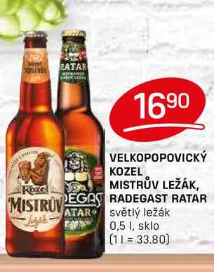 RADEGAST RATAR ATAR světlý ležák 0,5l