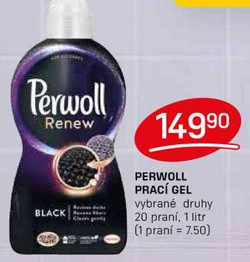 PERWOLL PRACÍ GEL vybrané druhy 20 praní