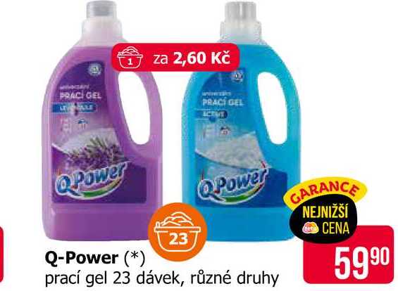 Q-Power prací gel 23 dávek