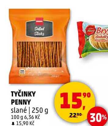 TYČINKY PENNY slané, 250 g