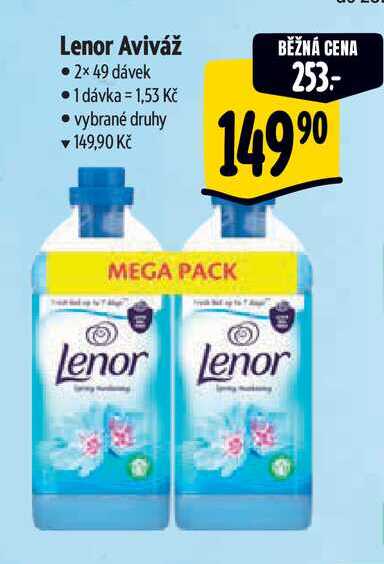 Lenor Aviváž   2×49 dávek 