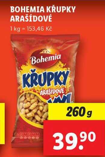 BOHEMIA KRUPKY ARAŠÍDOVÉ, 260 g