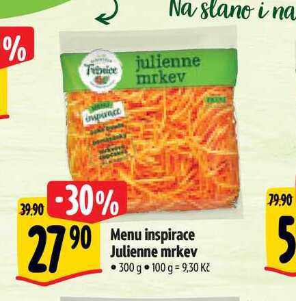   Menu inspirace Julienne mrkev   300 g 