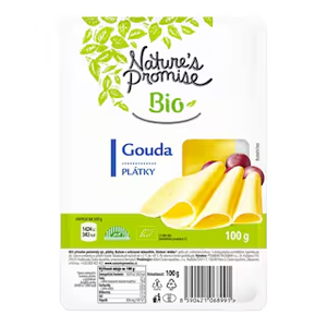   Nature's Promise Bio Gouda 48% plátky 100g 