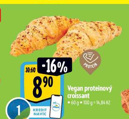  Vegan proteinový croissant 60 g 