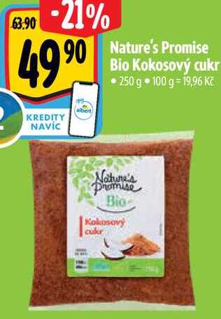 Nature's Promise Bio Kokosový cukr, 250 g 