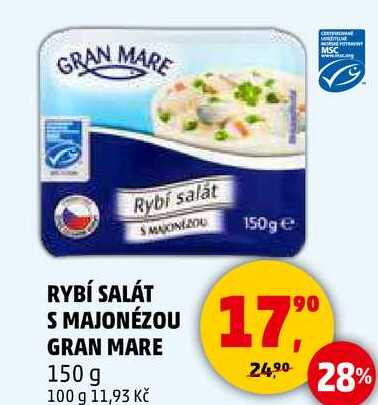 GRAN MARE RYBÍ SALÁT s MAJONÉZOU, 150 g