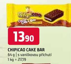 Chipicao cake bar 64 g s vanilkovou příchutí 