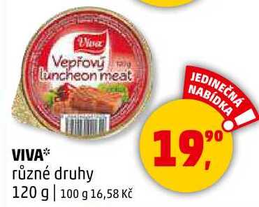 VIVA různé druhy, 120 g 