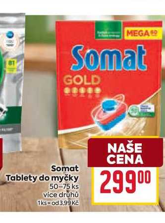 Somat Tablety do myčky 50-75 ks 