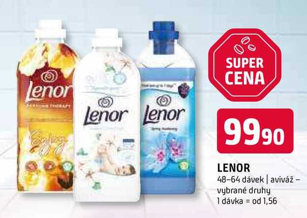 lenor 48-64 dávek aviváž vybrané druhy 