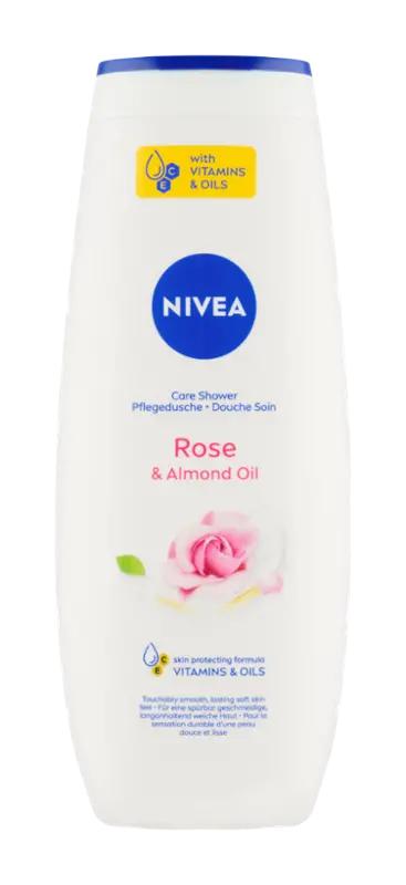 NIVEA Pečující sprchový gel Rose & Almond Oil, 500 ml