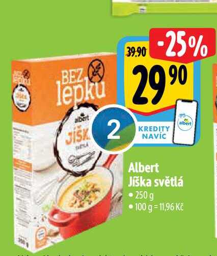  Albert Jíška světlá  250 g 