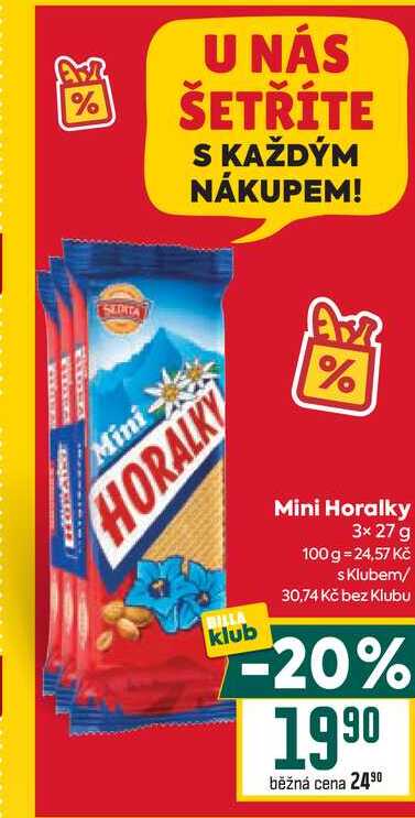 Mini Horalky 3×27 g 